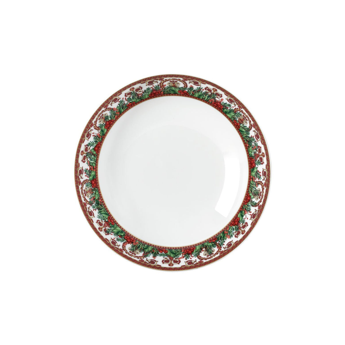 Versace I Love Baroque Holiday Rim Soup, 8 2/3 in