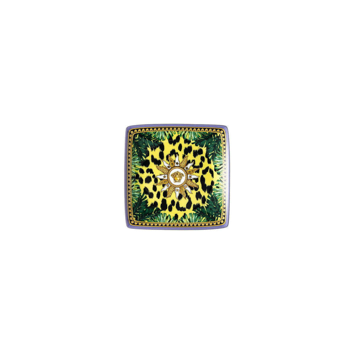 Versace Jungle Animalier Canape Dish, 4 3/4 in, Square