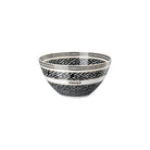 Versace La Greca Signature Black Bowl, 7 1/4 in