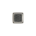 Versace La Greca Signature Black Canape Dish, 4 3/4 in, Square