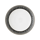 Versace La Greca Signature Black Gourmet Plate, 11 in