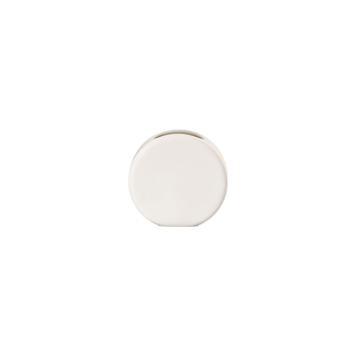 Versace La Medusa Mini Vase, 4 in, White, Round, view 2