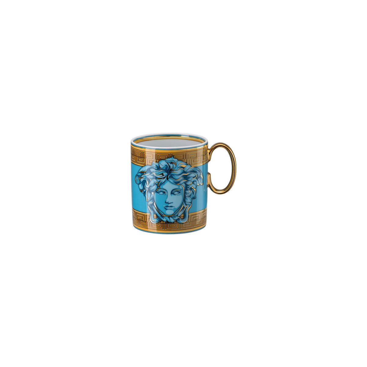 Versace Medusa Amplified Blue Coin Mug