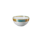 Versace Medusa Amplified Blue Coin Soup Bowl, 6 in