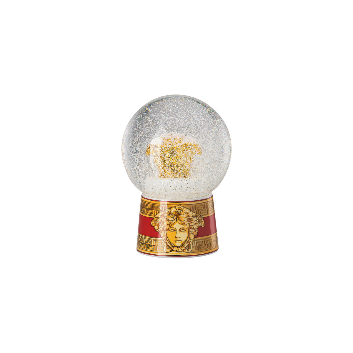Versace Medusa Amplified Golden Coin Snow Sphere, 4 1/2 in, view 4