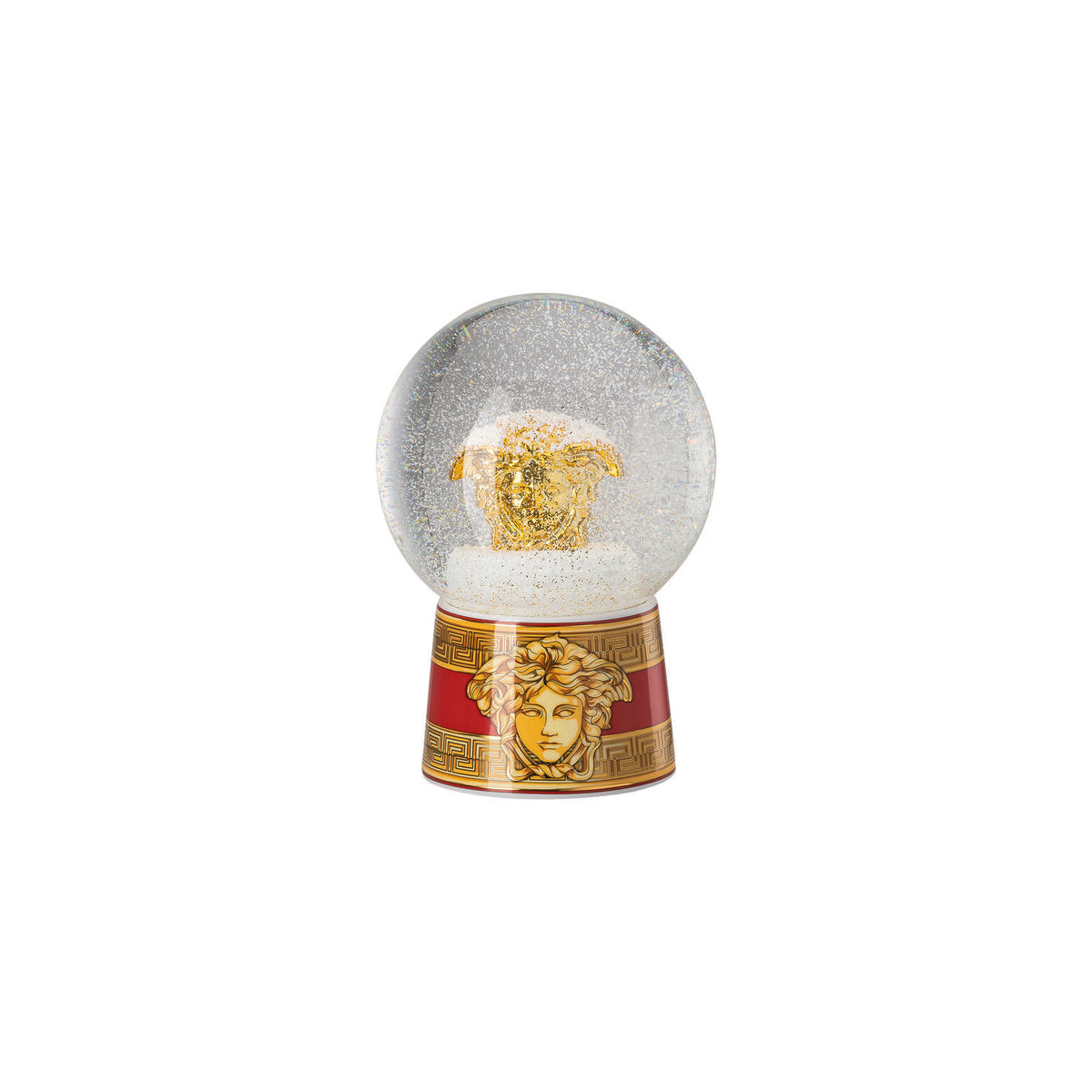 Versace Medusa Amplified Golden Coin Snow Sphere, 4 1/2 in, view 6