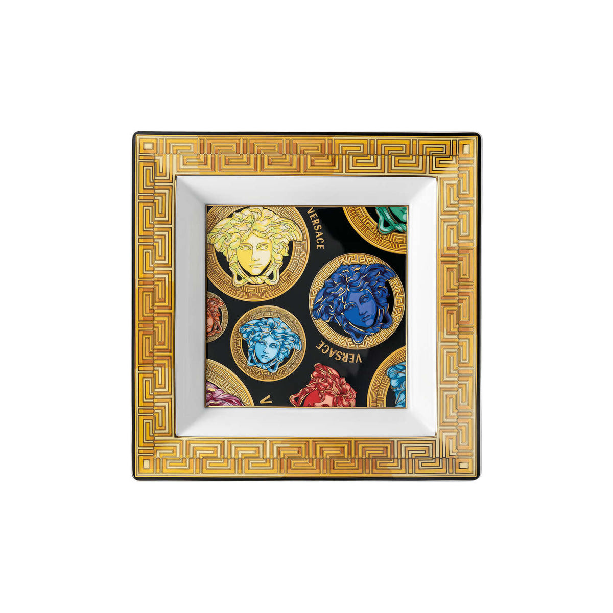 Versace Medusa Amplified Multicolor Tray, 8 2/3 in