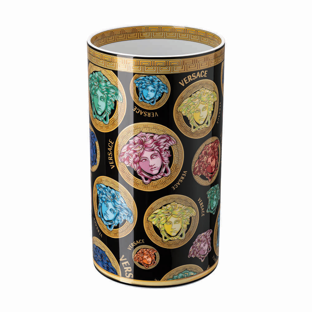 Versace Medusa Amplified Multicolor Vase, 11 3/4 in, view 3