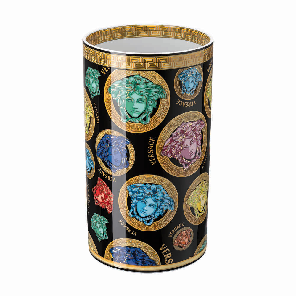 Versace Medusa Amplified Multicolor Vase, 11 3/4 in, view 4