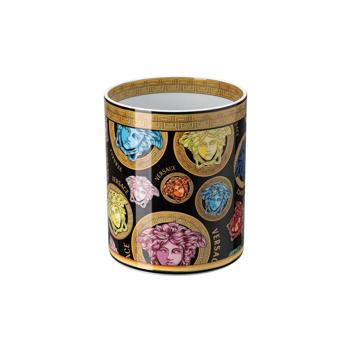 Versace Medusa Amplified Multicolor Vase, 7 in, view 5