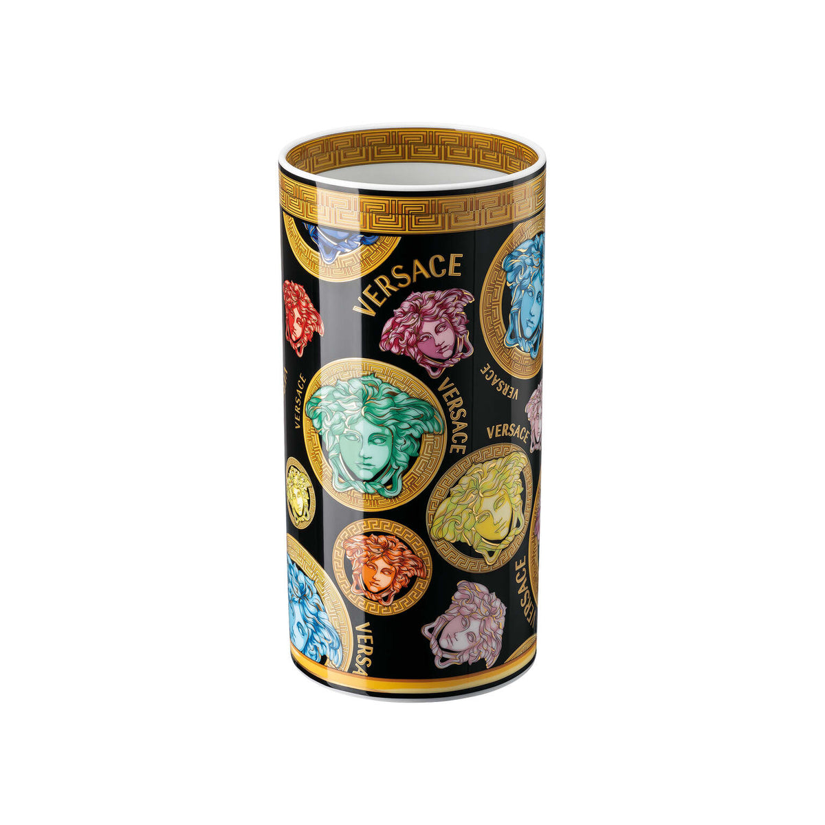 Versace Medusa Amplified Multicolor Vase, 9 1/2 in, view 6
