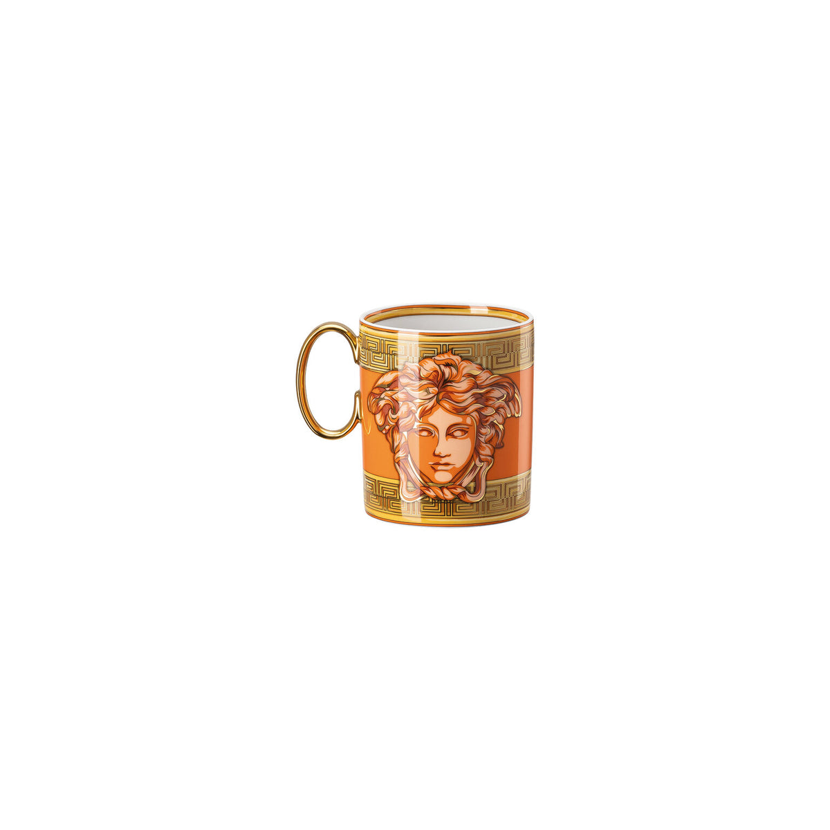 Versace Medusa Amplified Orange Coin Mug, view 2