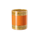 Versace Medusa Amplified Orange Coin Vase, 7 in, view 2