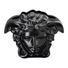 Versace Medusa Grande Vase, 11 3/4 in, Black