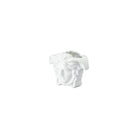 Versace Medusa Grande Vase, 3 1/2 in, White, view 2