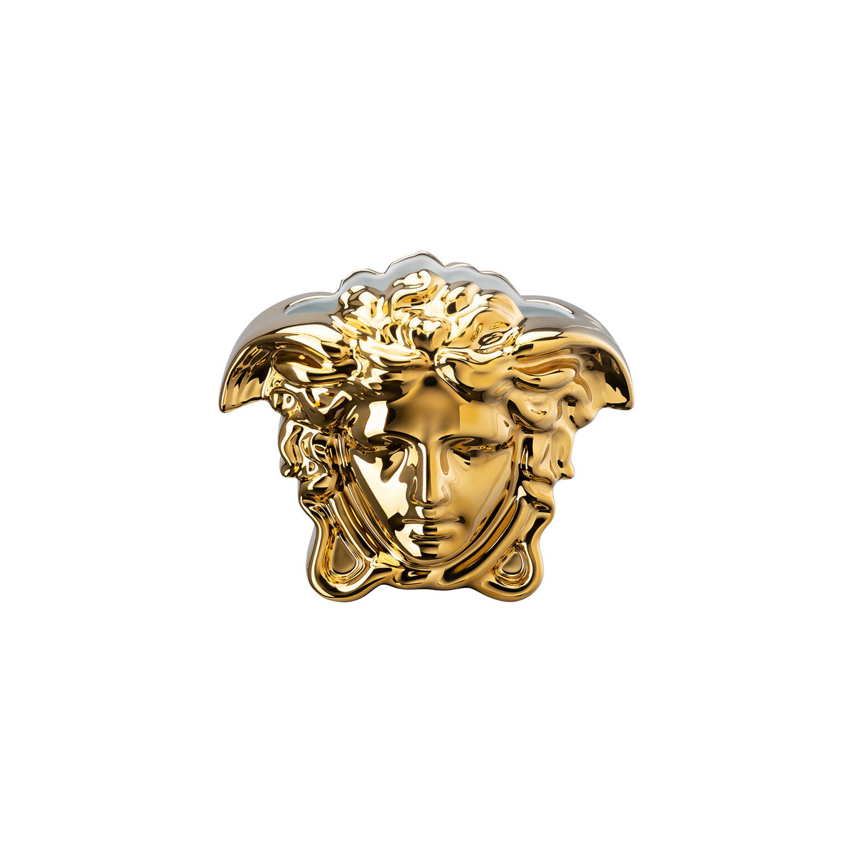 Versace Medusa Grande Vase, 6 in, Gold