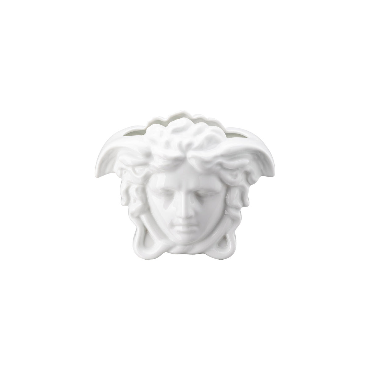 Versace Medusa Grande Vase, 6 in, White