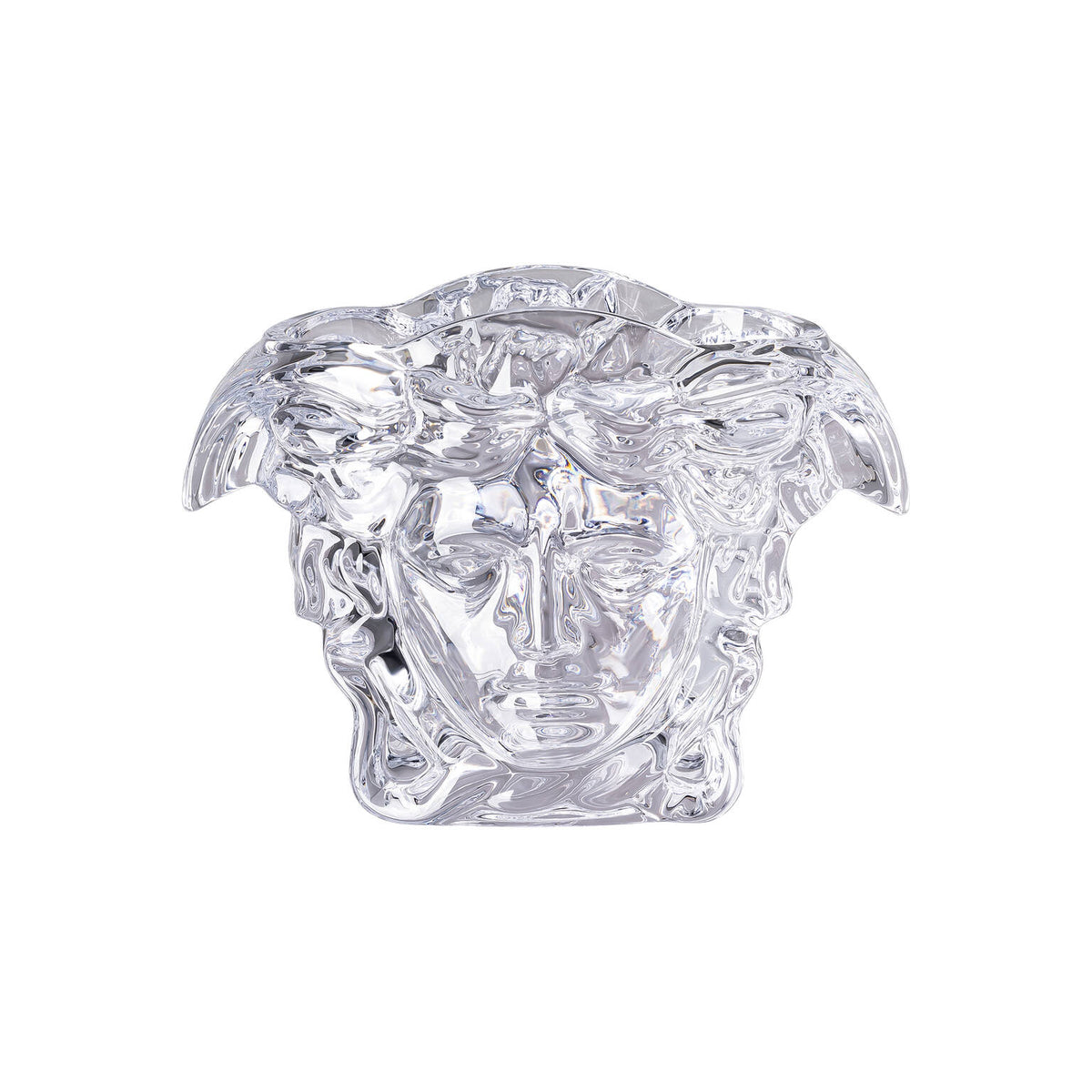Versace Medusa Grande Vase, 7 in, Clear, view 5