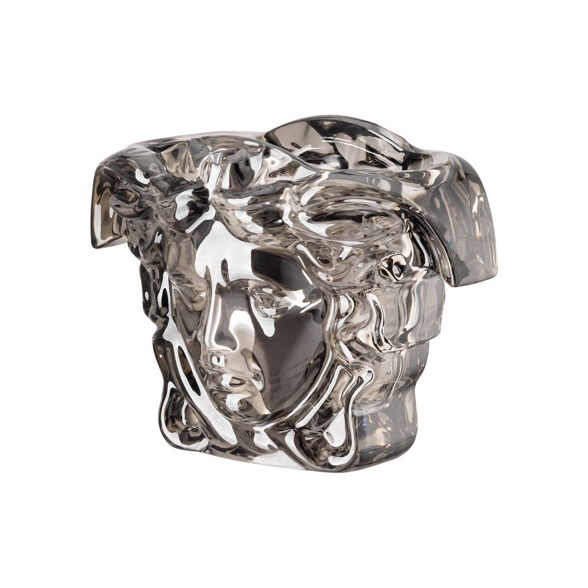 Versace Medusa Grande Vase, 7 in, Silver, view 2