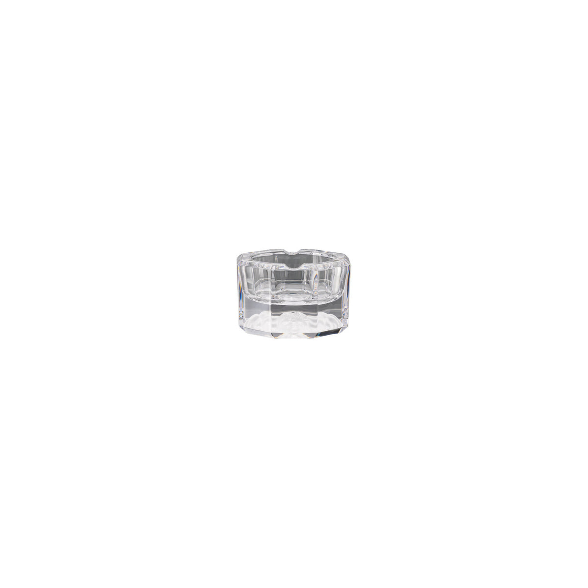 Versace Medusa Lumiere Crystal Ashtray, 3 1/4 in