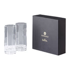 Versace Medusa Lumiere Crystal Longdrink Glass, Set of Two