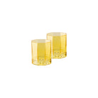 Versace Medusa Lumiere Rhapsody Amber Whiskey Glass, D.O.F., Pair
