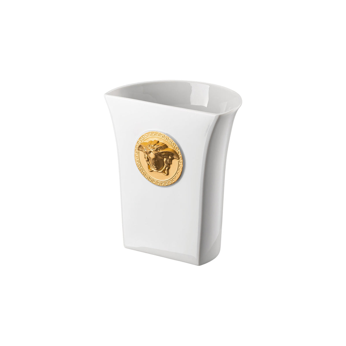 Versace Medusa Madness White Vase, 7 in, view 2