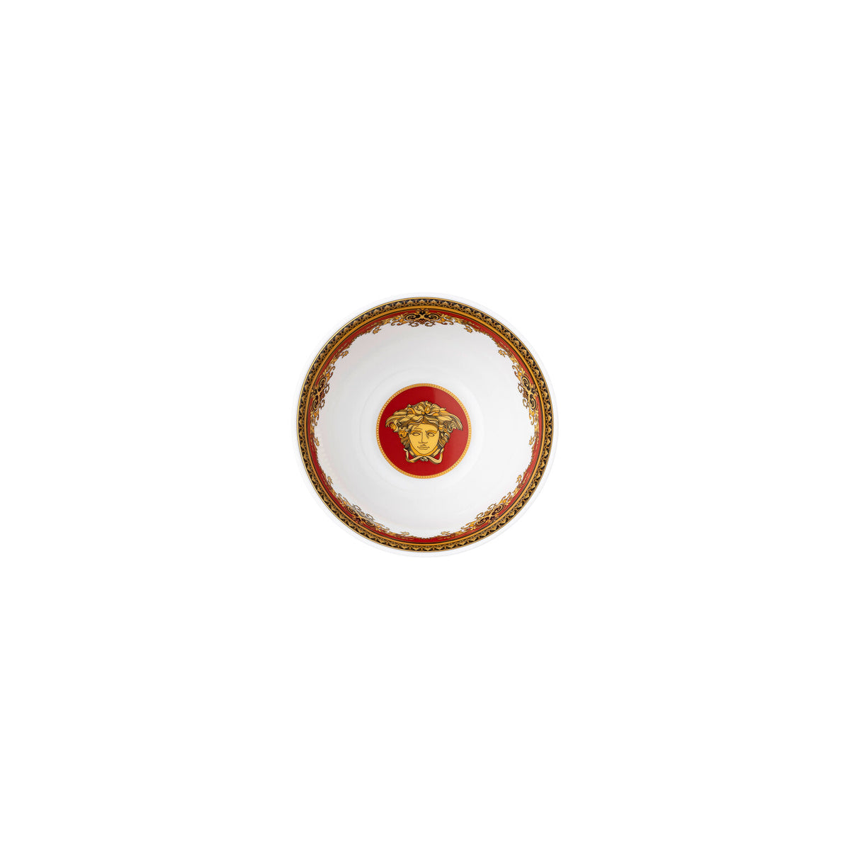 Versace Medusa Red Bowl, 6 in, 28 oz, view 2