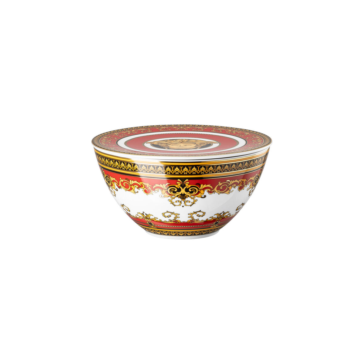 Versace Medusa Red Bowl Set, 4 pcs