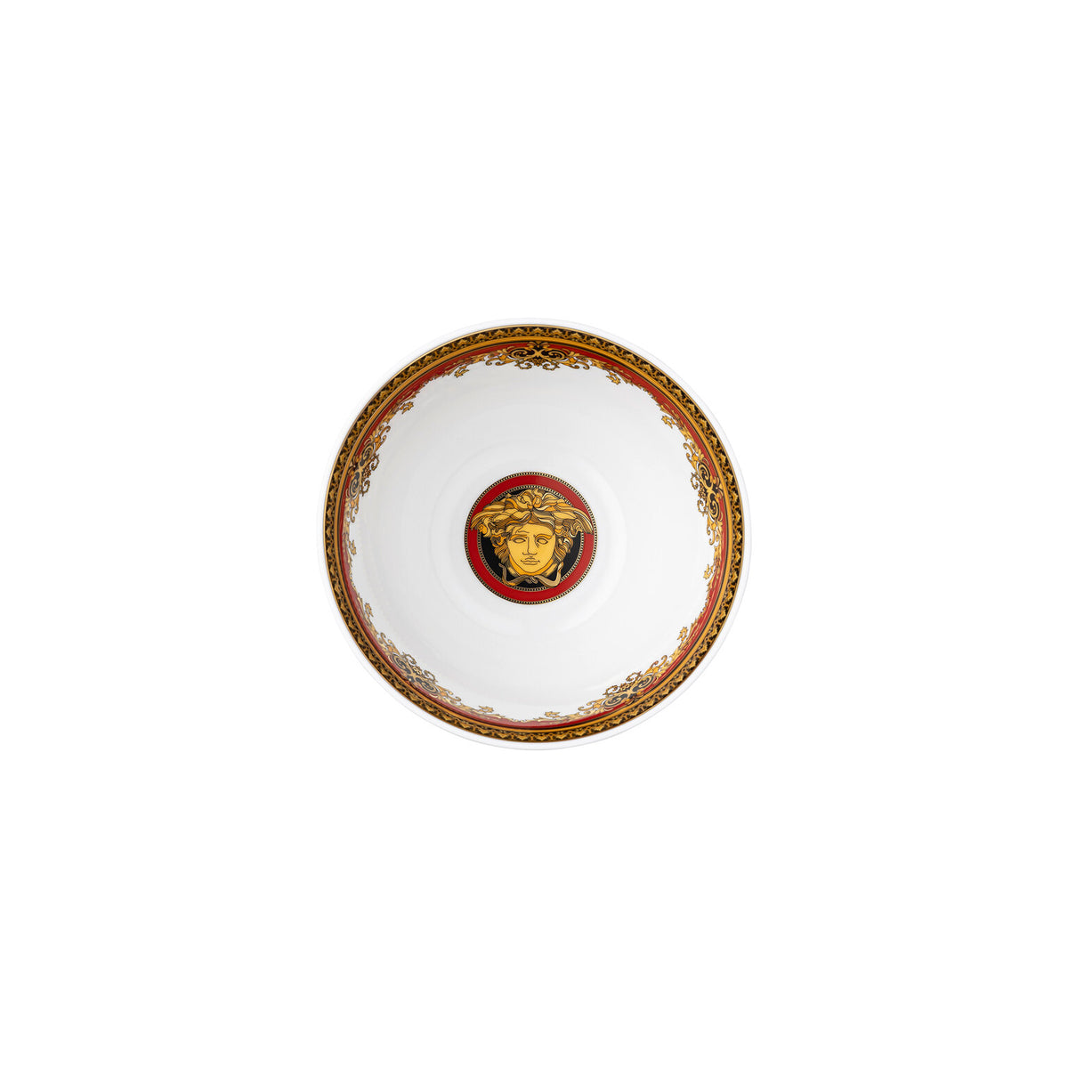 Versace Medusa Red Cereal Bowl, 6 in, view 2