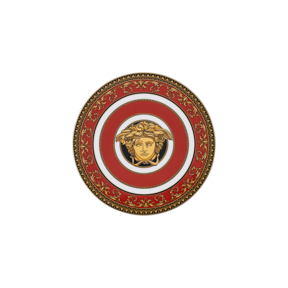 Versace Medusa Red Lid for Bowl, 7 in