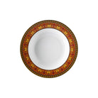 Versace Medusa Red Rim Soup, 8 2/3 in