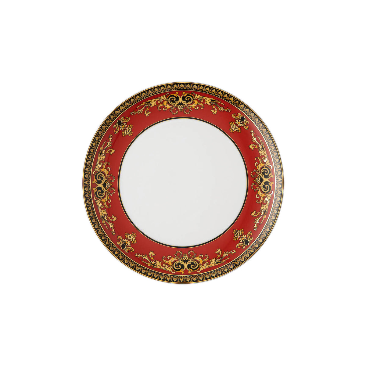 Versace Medusa Red Salad Plate, 8 1/4 in