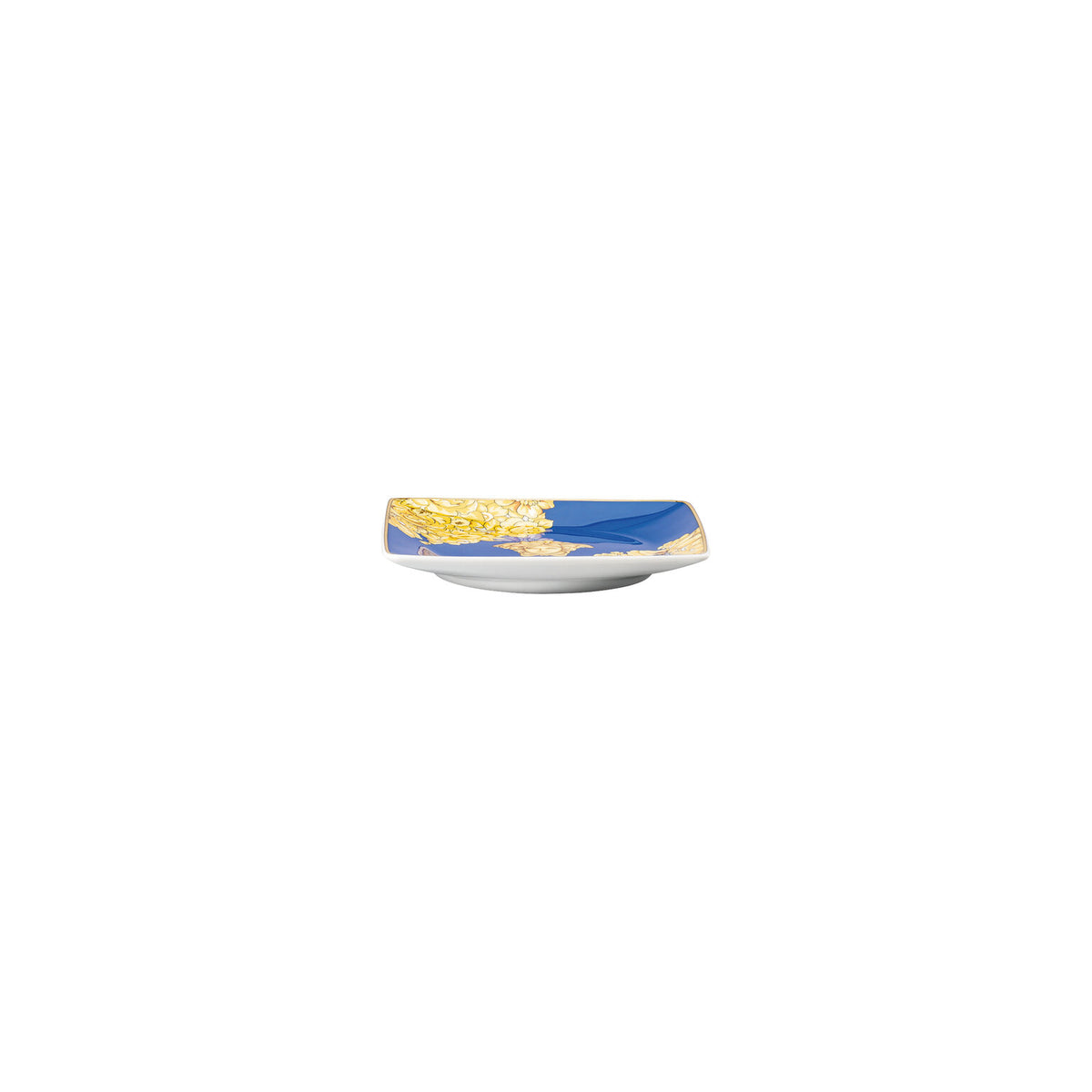 Versace Medusa Rhapsody Canape Dish, 4 3/4 in, Square, Blue, view 2