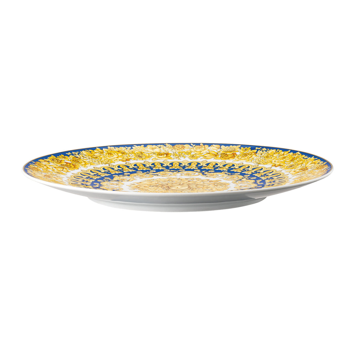 Versace Medusa Rhapsody Service Plate, 13 in, Blue, view 2