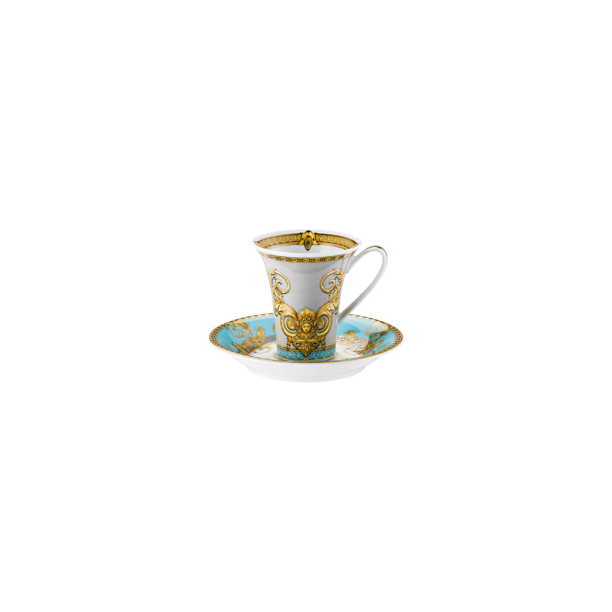 Versace Prestige Gala A.D. Cup & Saucer, Le Bleu