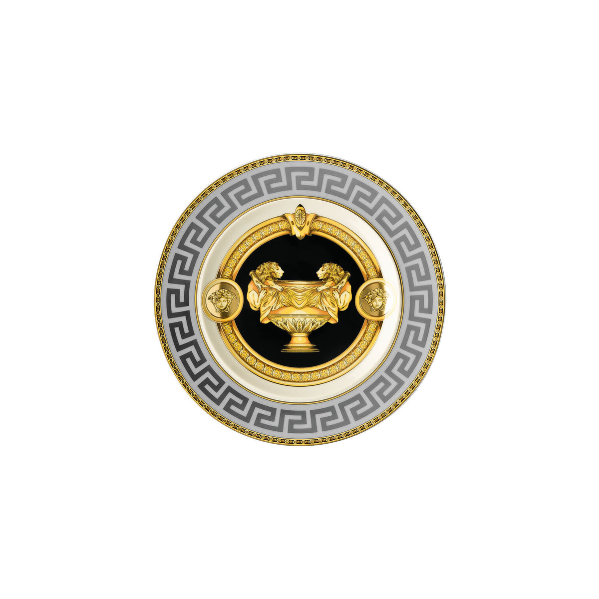 Versace Prestige Gala Bread & Butter Plate, 7 in, Black Center