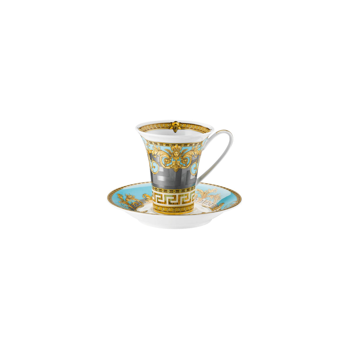 Versace Prestige Gala Coffee Cup & Saucer, Le Bleu