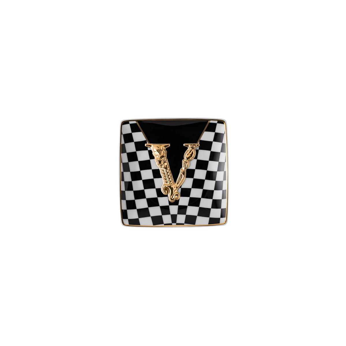 Versace Virtus Canape Dish, 4 3/4 in, Square