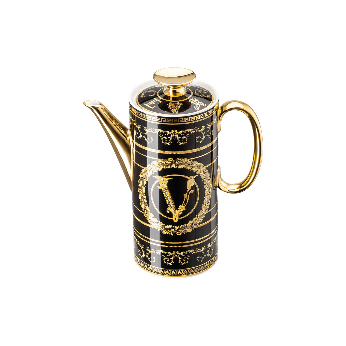Versace Virtus Gala Coffee Pot, 50 oz, view 3