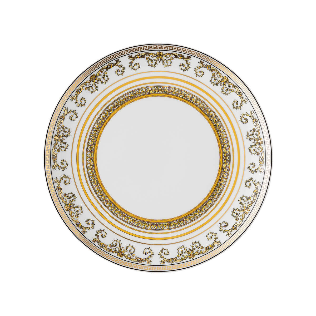 Versace Virtus Gala Dinner Plate, 11 in, White