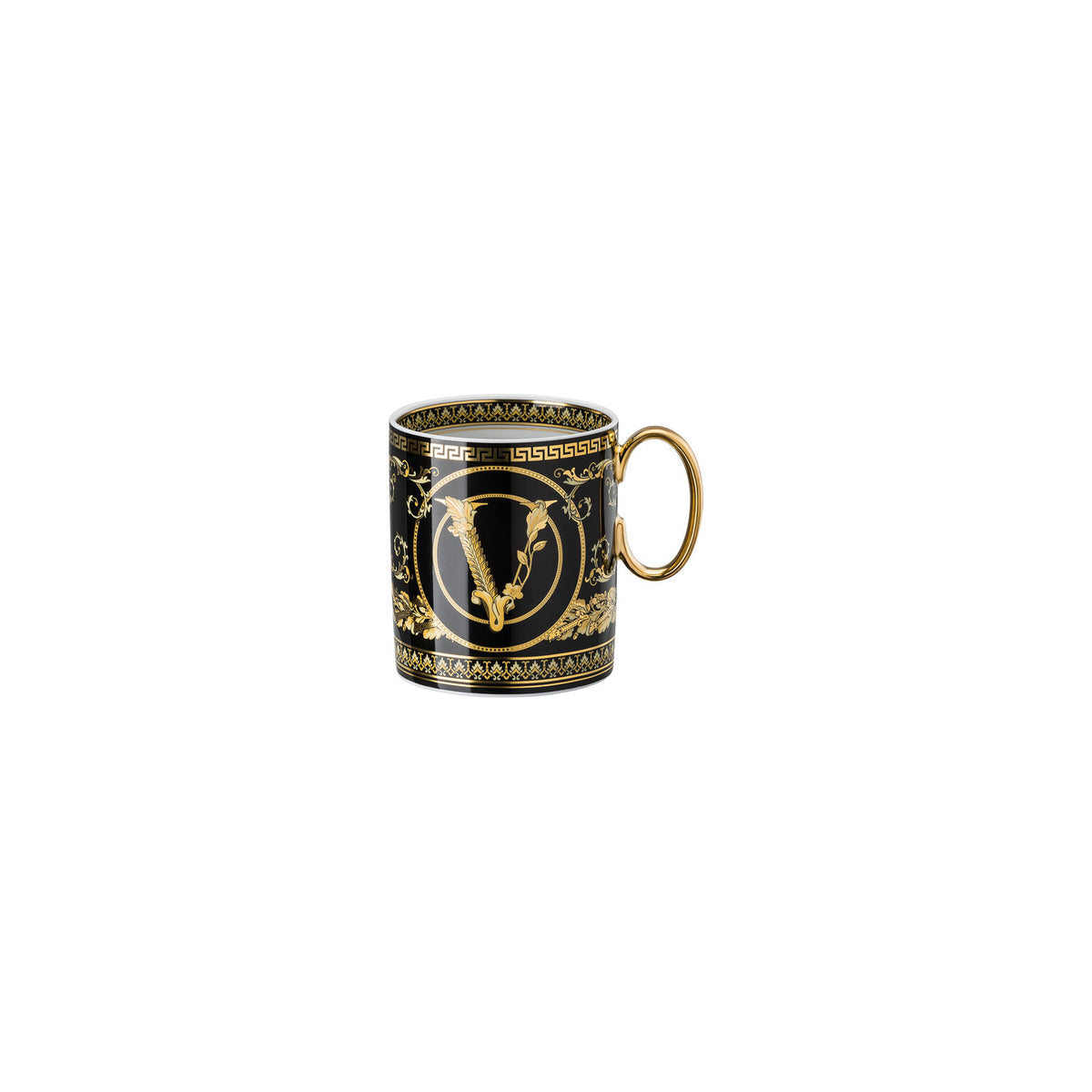 Versace Virtus Gala Mug, Black