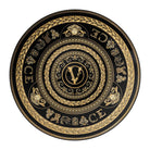 Versace Virtus Gala Service Plate, 13 in, Black