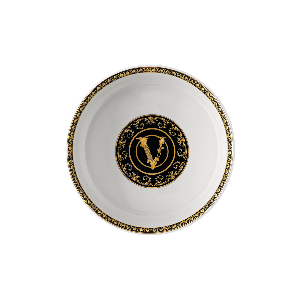 Versace Virtus Gala Vegetable Bowl, Open, 8 1/2 in, view 3
