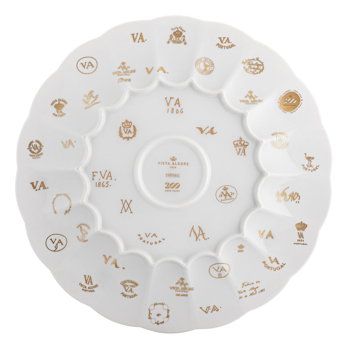 Vista Alegre 200 Anos Charger Plate, view 2
