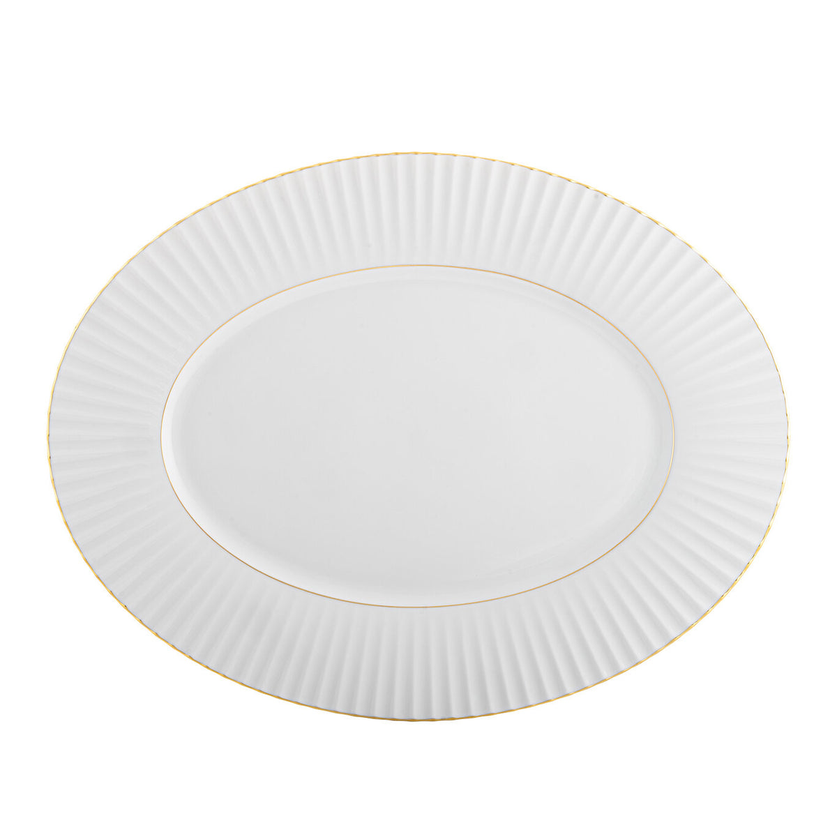 Vista Alegre 200 Anos Large Oval Platter on a white background