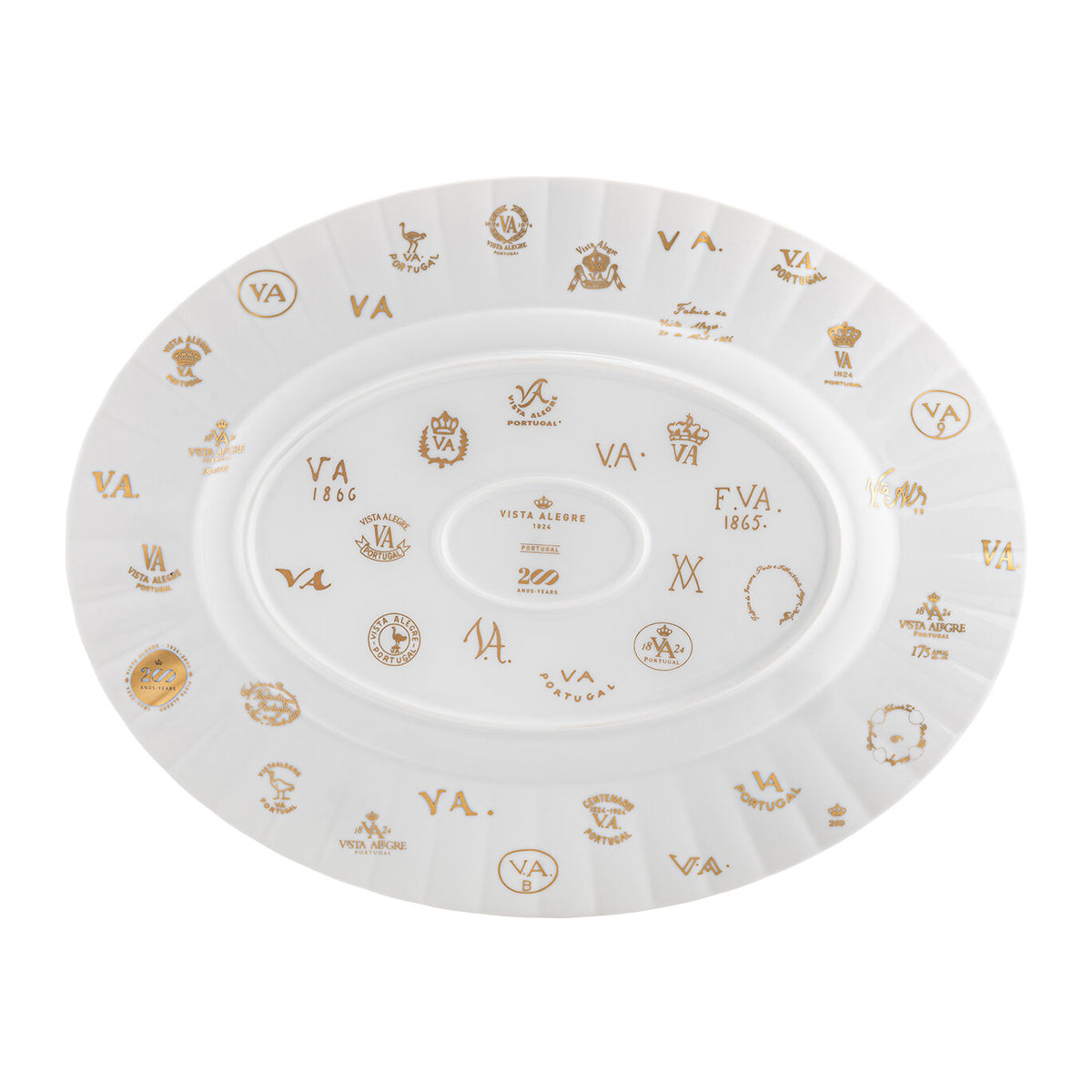 Vista Alegre 200 Anos Medium Oval Platter, view 2