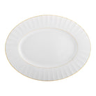 Vista Alegre 200 Anos Medium Oval Platter on a white background