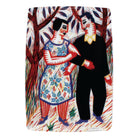 Vista Alegre 2i - Ilustradores Internacionais Rectangular Plate Isabelle Vandenabeele on a white background