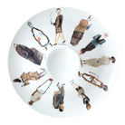 Vista Alegre 2i - Ilustradores Internacionais Round Plate Jesús Cisneros on a white background